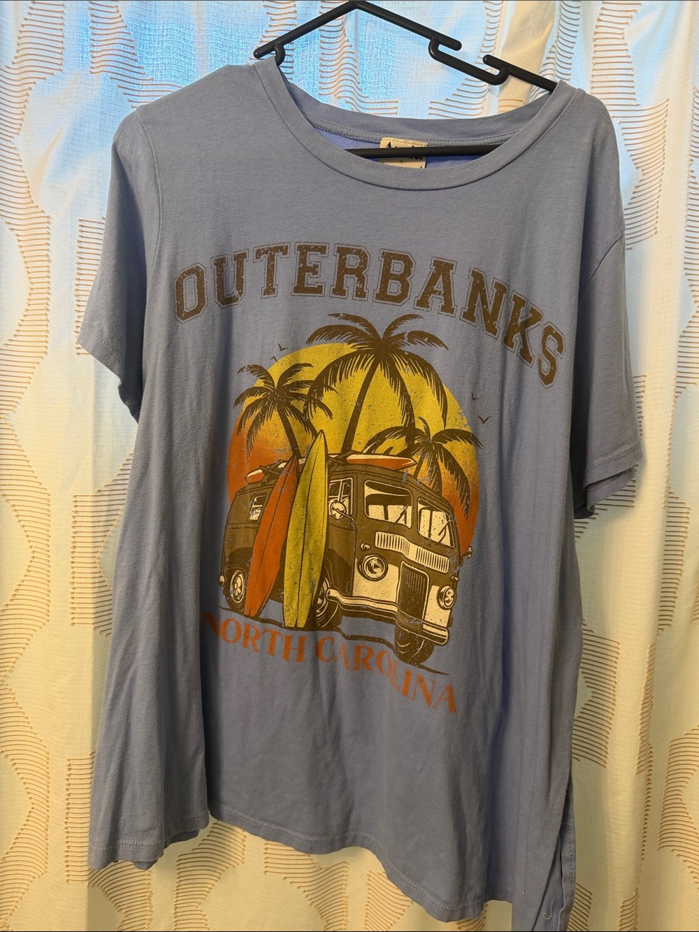 Outerbanks North Carolina Graphic Tee - Blue